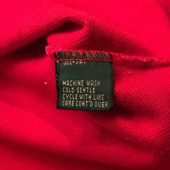 J. Crew Polo Shirt Men's Extra Large Vintage Red Oarsman Label Golf Preppy - Picture 6 of 7